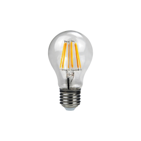 Light bulb drop A60 LED E27 8W 230V transparent