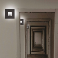 Cattaneo Square tilting wall lamp