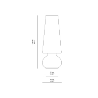 Plust Fade Lamp M floor lamp