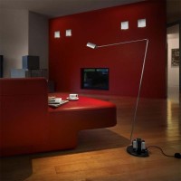 Lumina Daphine Floor LED Lamp with Double Control Dimmer By