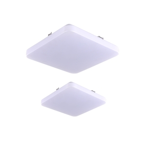 Lampo Plafoniere led tricolor quadrate da parete o soffitto