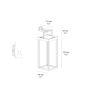 PAN Sol table portable battery-powered lamp ip54