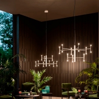 Linea Light Perla bi-emission suspension lamp