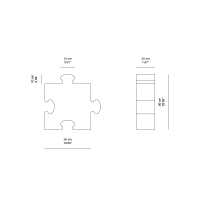 Slide Puzzle lampada da terra