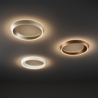 Lodes Tidal oval LED ceiling circular lamp