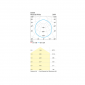 PAN Sibilla Tableau LED 36W 3000K 3400lm 60x60 Pannello Incasso