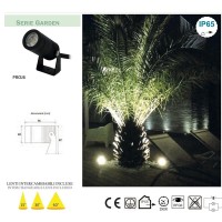 Lampo Projector LED 12W Floodlight Adjustable For Indoor And