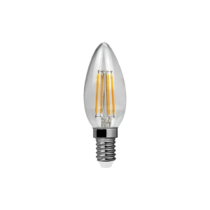 Lampo Olive Bulb E14 LED 4W 470lm Transparent Glass