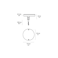 Linea Light Footpad Tonda segnapasso ip67