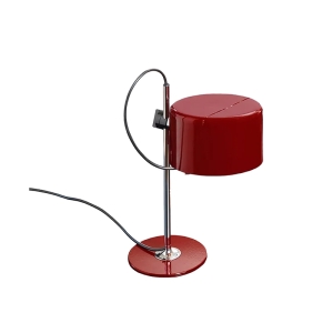 Oluce Coupé lampada da tavolo led Rosso Scarlatto