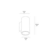 Sovil Sino bi-emission wall spotlight ip65