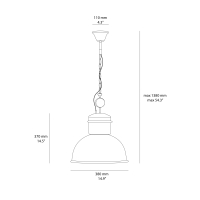 Ondaluce Engine suspension lamp