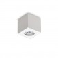 Lampo Ceiling Cube GU10 Surface Round Plaster Gypsolyte
