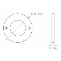 Lampo Ultraflat LED light Surface Mounting 3W 12V IP44 ceiling