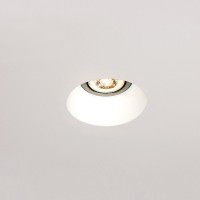 Molveno Oblo' LED Ceiling plaster Recessed Spotlight White