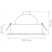 Lampo DIK OR Adjustable Recessed Spotlight for False Ceiling Lampo DIK OR Adjustable Recessed Spotlight for False Ceiling