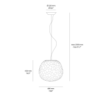 Artemide Meteorite Lampada Da Sospensione led Dimmerabile