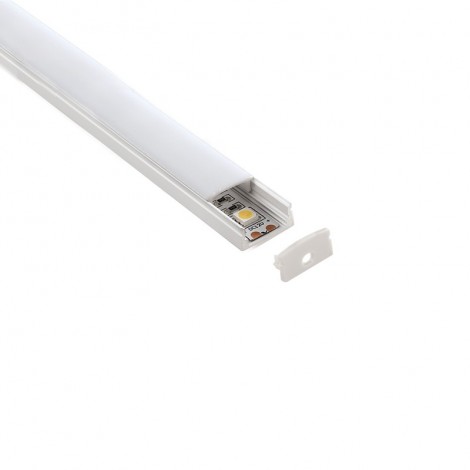 Lampo Aluminum Profile Kit Surface 2 Meters For Strip Led