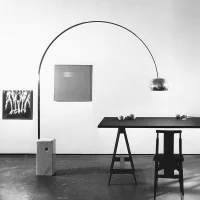 Flos Arco Floor Lamp with marble base Flos Arco Floor Lamp with marble base
