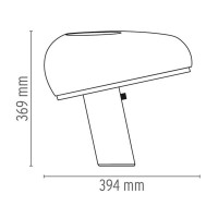 Flos Snoopy Touch Table Dimmable Lamp Green S By Achille