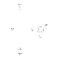 Terzani Manta suspension lamp