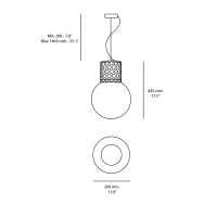 Slamp Atmosfera suspension lamp