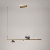 Lodes Random Stick Short suspension lamp