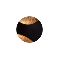 Cattaneo Lunatica Gold bi-emission wall lamp