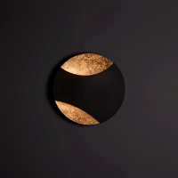 Cattaneo Lunatica Gold bi-emission wall lamp