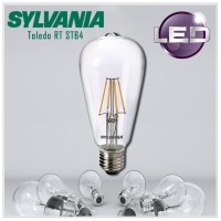 SYLVANIA ToLEDo LED Retro Vintage Retro Lamp ST64 E27 4W-40W
