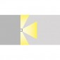 PAN Connection Applique Wall Lamp Rust multi-light emission IP54