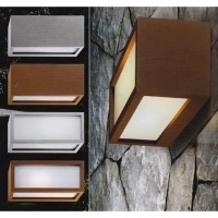 PAN Connection Applique Wall Lamp Rust multi-light emission IP54