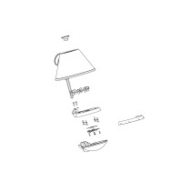 Artemide Ricambio Testa LED Completa per Tolomeo Mini Led