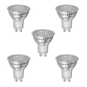 Ledvance kit 5pz GU10 PAR16 4.5W 2700K CRI90 dimmable 5 pcs