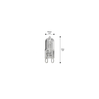 Halogen bulb G9 3000K 230V