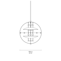 Verpan VP Globe 40 lampada da sospensione