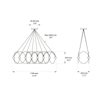 DCW Munari 8 lampada a sospensione