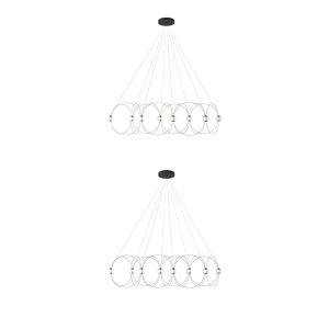 DCW Munari 8 suspension lamp