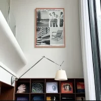 Artemide Tolomeo Off D420 Center Suspension Lamp Parchment Artemide Tolomeo Off D420 Center Suspension Lamp Parchment