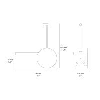 Cini&Nils Fischietto wall lamp