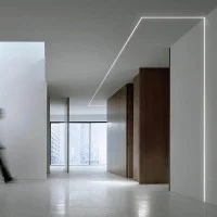 Lampo Kit Profilo In Alluminio Taglio Di Luce XL Maggiorato 2
