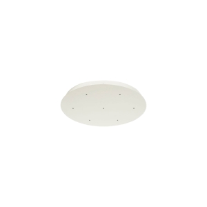 Penta Round ceiling rose 7 connections matt white