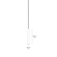 Cini&Nils Cordina cilindro 200 suspension lamp