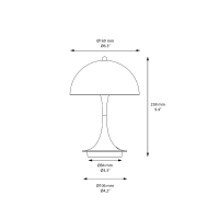 Louis Poulsen Panthella 160 Portable battery lamp