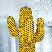 Gufram coat stand Andy's Cactus Limited Edition by Andy Warhol