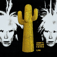 Gufram coat stand Andy's Cactus Limited Edition by Andy Warhol