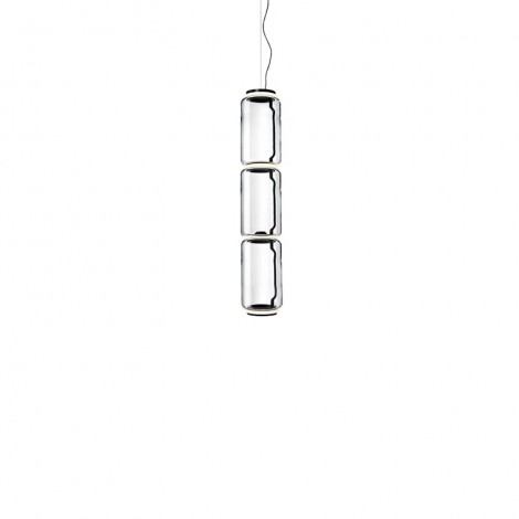 Flos Noctambule Led Suspension Glass Low Cylinders by