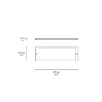 Flos installation frame for Cielo recessed IP67