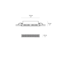 iGuzzini Laser Blade xs faretto da incasso tunable white