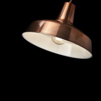 Ideal Lux Moby SP1 Suspension Pendant Lamp Vintage Industrial
